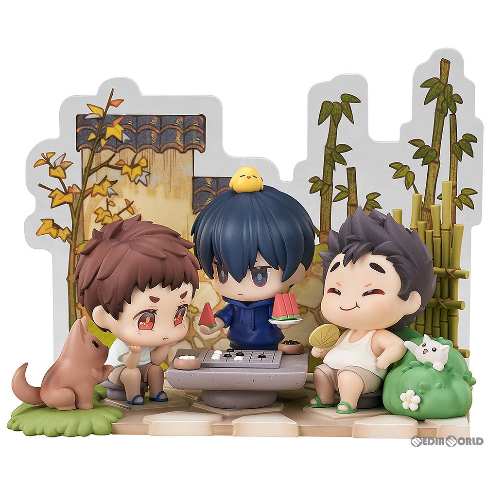 【中古即納】[FIG] 吳邪&張起霊&王胖子(ごじゃ&ちょうきれい&わんぱんずー) 雨村拾趣Ver. 盗墓筆記(とうぼひっき) 完成品 フィギュア グッドスマイルアーツ上海/グッドスマイルカンパニー(20240125)