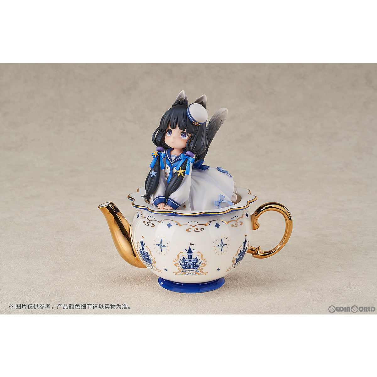 【新品即納】[FIG] DLCシリーズ ティータイム キャッツ カウ・キャット 完成品 フィギュア RIBOSE(核糖文化) (20240625)