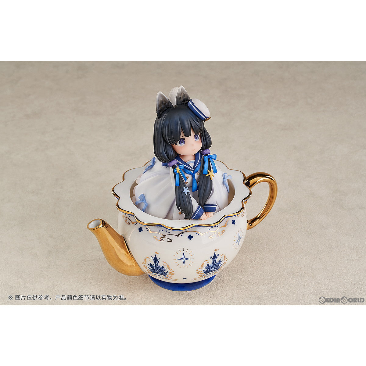 【新品即納】[FIG] DLCシリーズ ティータイム キャッツ カウ・キャット 完成品 フィギュア RIBOSE(核糖文化) (20240625)
