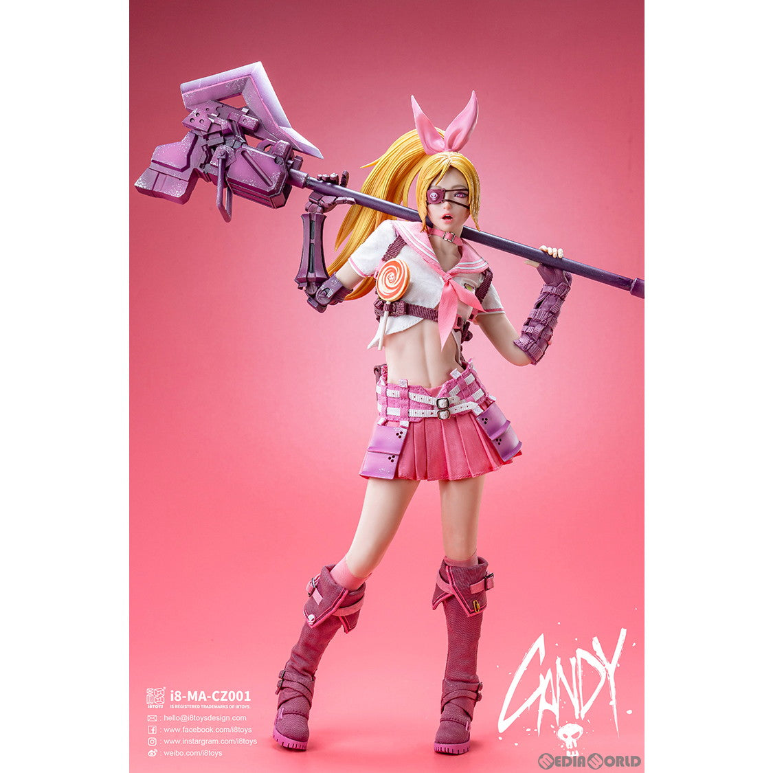【新品即納】[FIG] I8-MA-CZ001 キャンディー スタンダードバージョン CRAZY X NOISY 1/6 完成品 可動フィギュア I8TOYS(20240930)