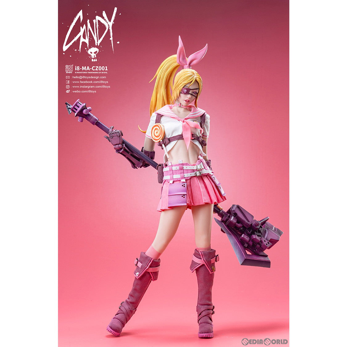 【新品即納】[FIG] I8-MA-CZ001 キャンディー スタンダードバージョン CRAZY X NOISY 1/6 完成品 可動フィギュア I8TOYS(20240930)