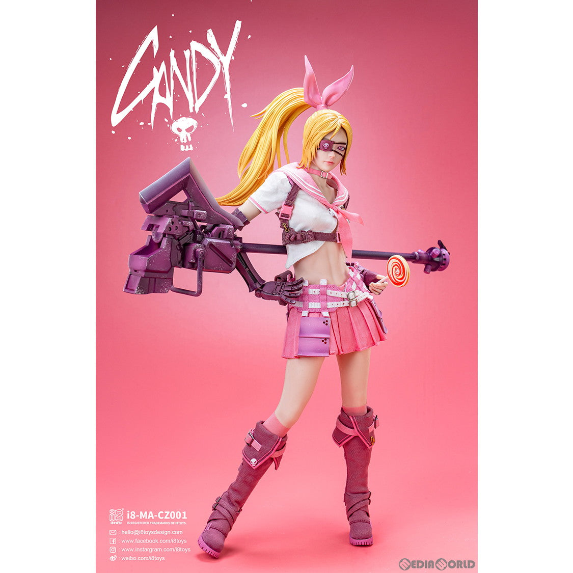 【中古即納】[FIG] I8-MA-CZ001 キャンディー スタンダードバージョン CRAZY X NOISY 1/6 完成品 可動フィギュア I8TOYS(20240930)