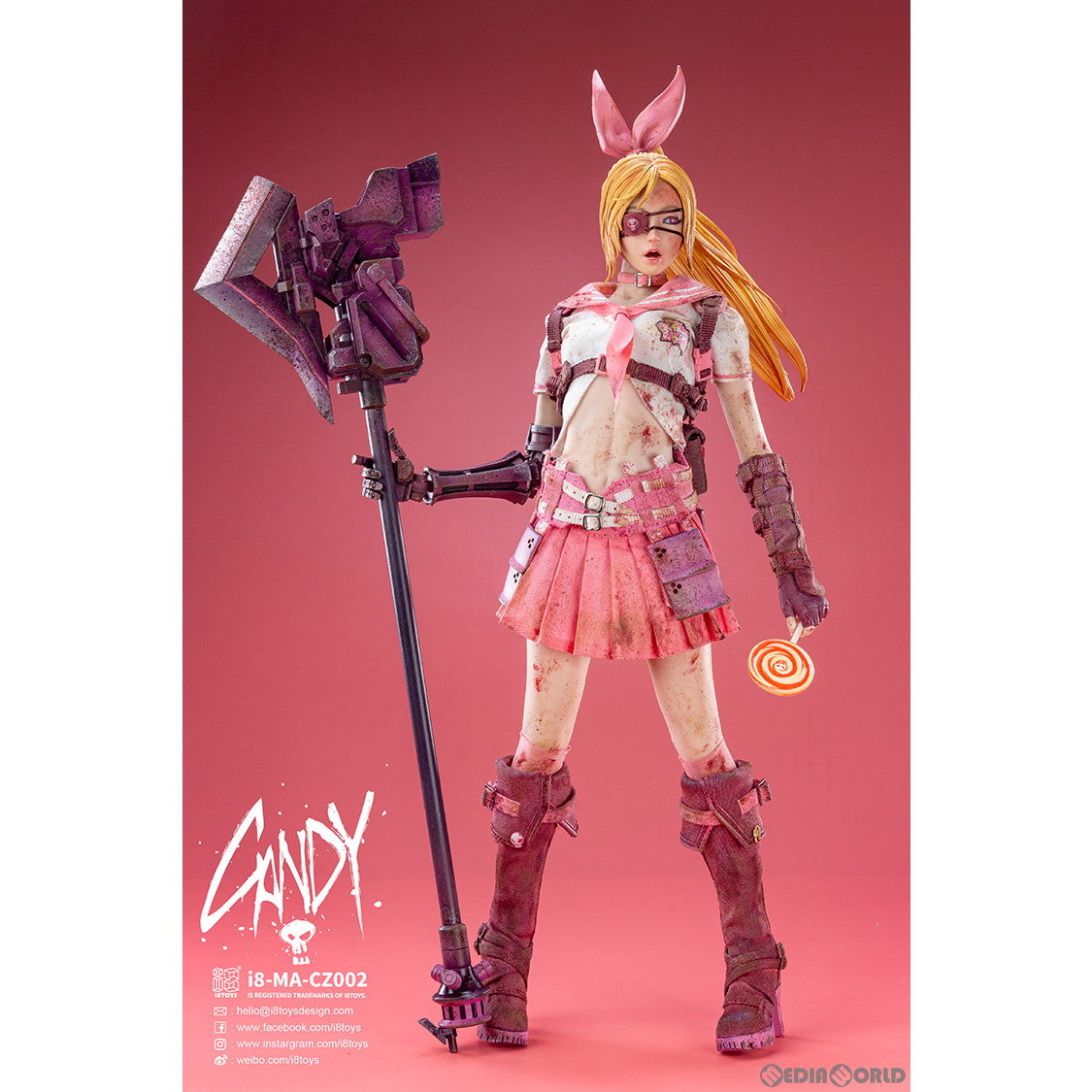 【新品即納】[FIG] I8-MA-CZ002 キャンディー ダメージバージョン CRAZY X NOISY 1/6 完成品 可動フィギュア I8TOYS(20241006)