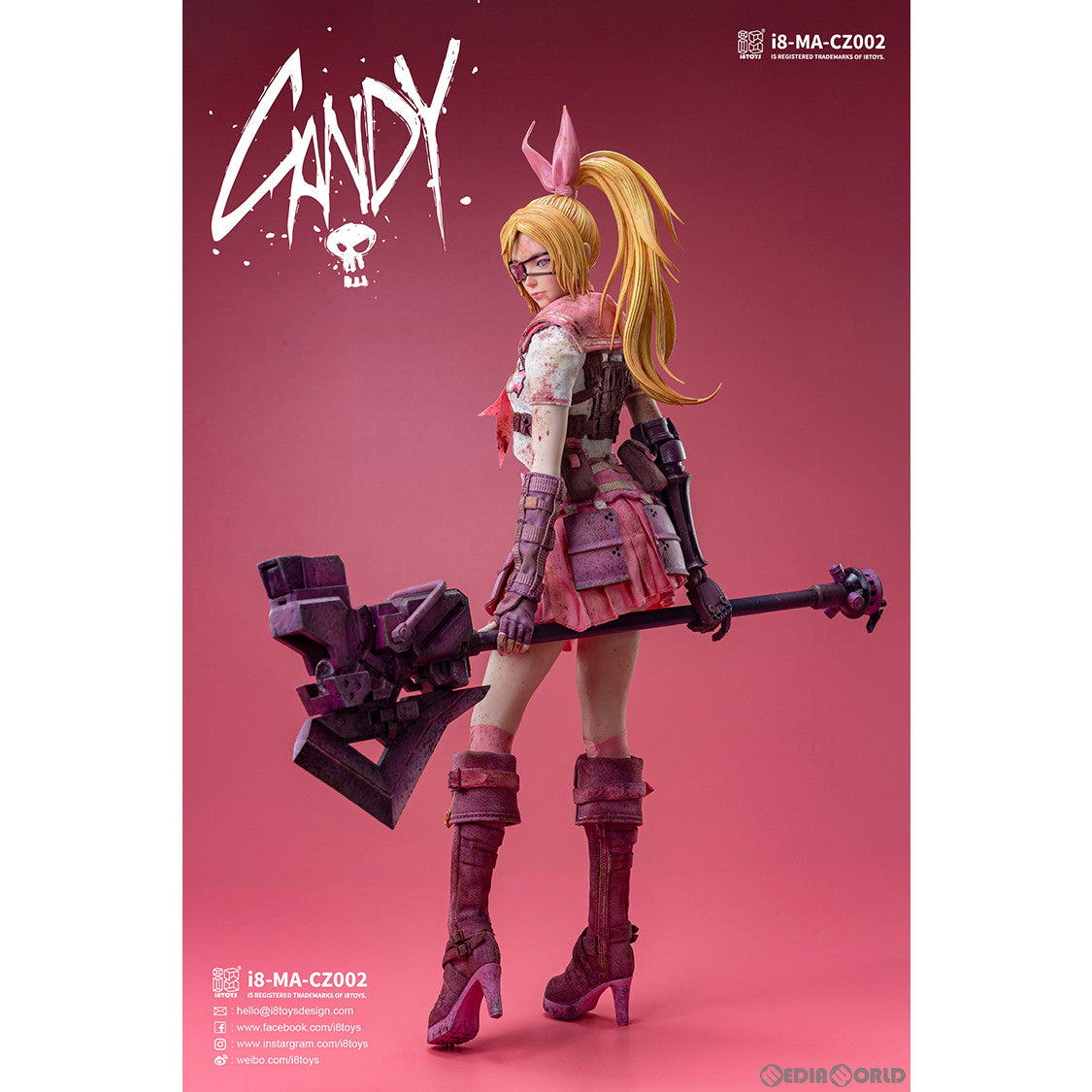 【新品即納】[FIG] I8-MA-CZ002 キャンディー ダメージバージョン CRAZY X NOISY 1/6 完成品 可動フィギュア I8TOYS(20241006)