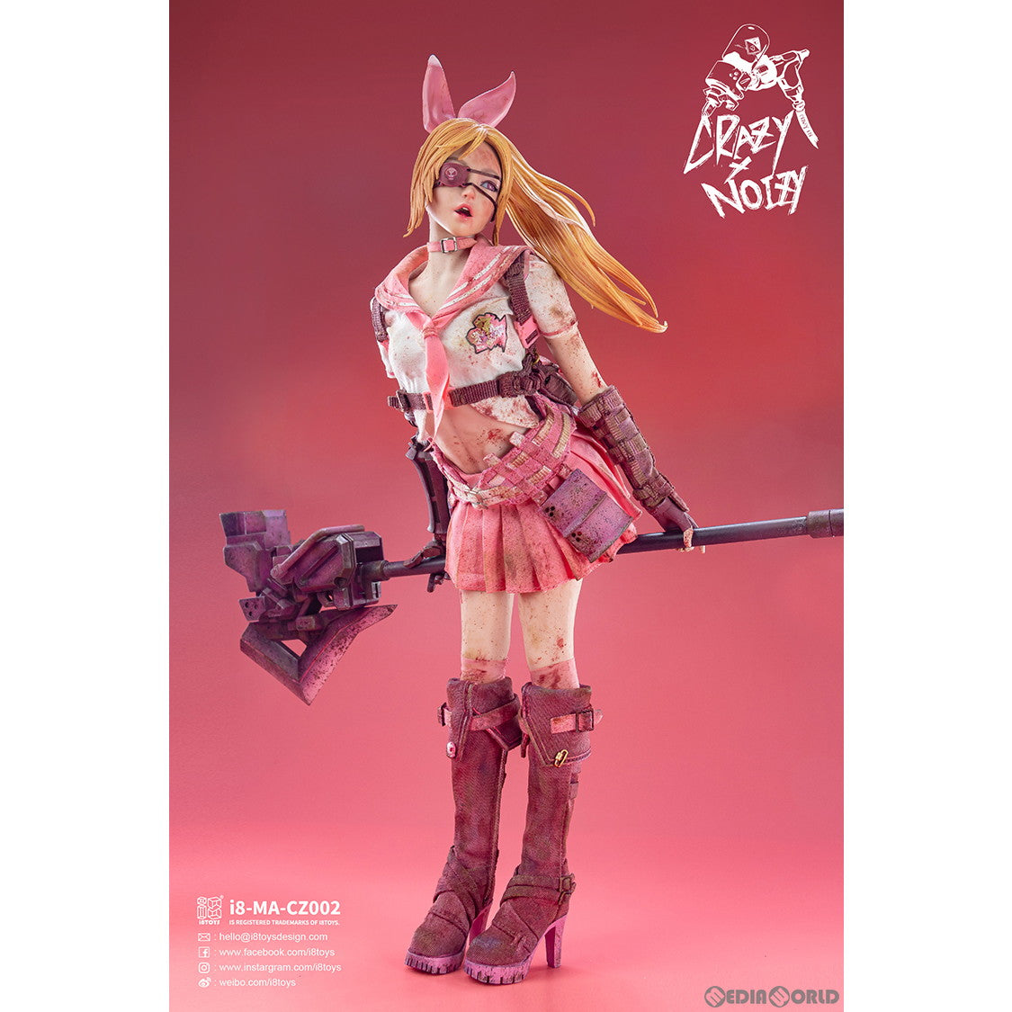 【新品即納】[FIG] I8-MA-CZ002 キャンディー ダメージバージョン CRAZY X NOISY 1/6 完成品 可動フィギュア I8TOYS(20241006)