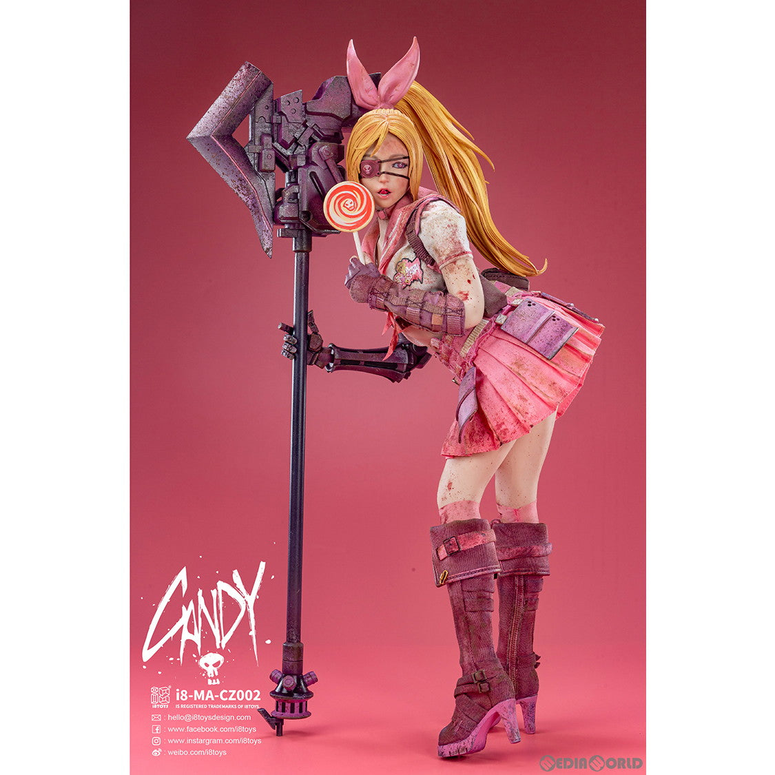 【新品即納】[FIG] I8-MA-CZ002 キャンディー ダメージバージョン CRAZY X NOISY 1/6 完成品 可動フィギュア I8TOYS(20241006)