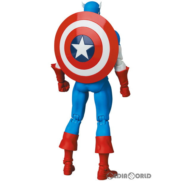 【新品即納】[FIG] マフェックス No.217 MAFEX CAPTAIN AMERICA(COMIC Ver.) (キャプテン・アメリカ コミックver) 完成品 可動フィギュア メディコム・トイ(20240930)