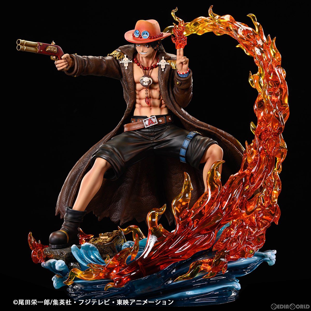 【新品即納】[FIG] ワンピース ログコレクション 大型スタチューシリーズ ポートガス・D・エース ONE PIECE 1/4 完成品 フィギュア プレックス(20240128)