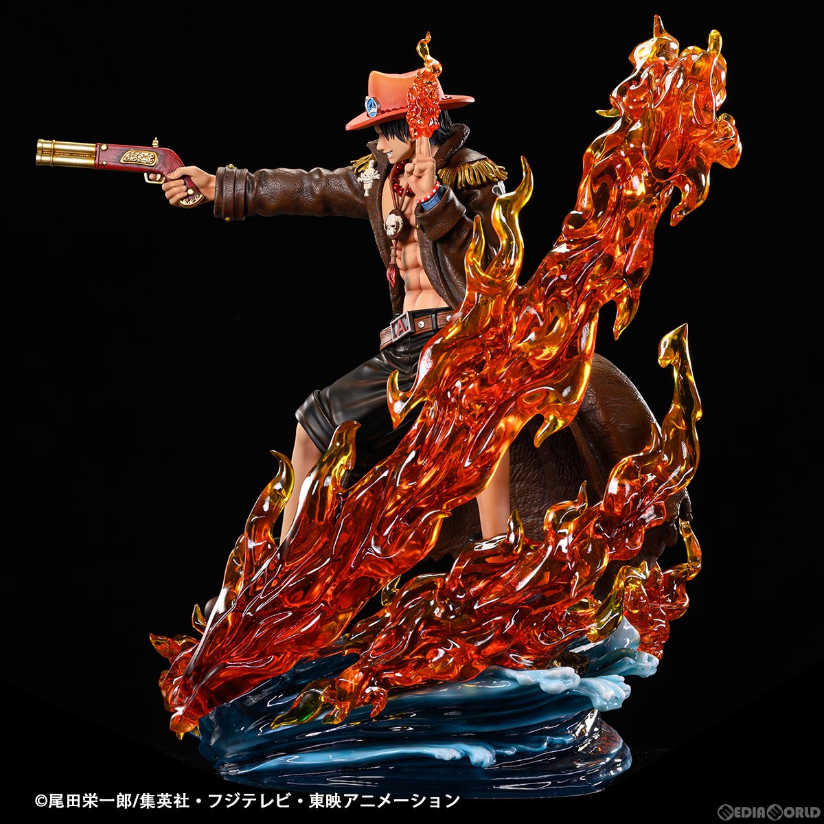 【新品即納】[FIG] ワンピース ログコレクション 大型スタチューシリーズ ポートガス・D・エース ONE PIECE 1/4 完成品 フィギュア プレックス(20240128)