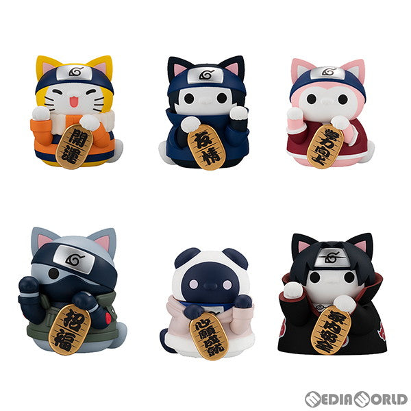 【新品即納】[BOX][FIG] MEGA CAT PROJECT ニャルト! 招き猫FORTUNE NARUTO-ナルト- フィギュア(6個) メガハウス(20240229)