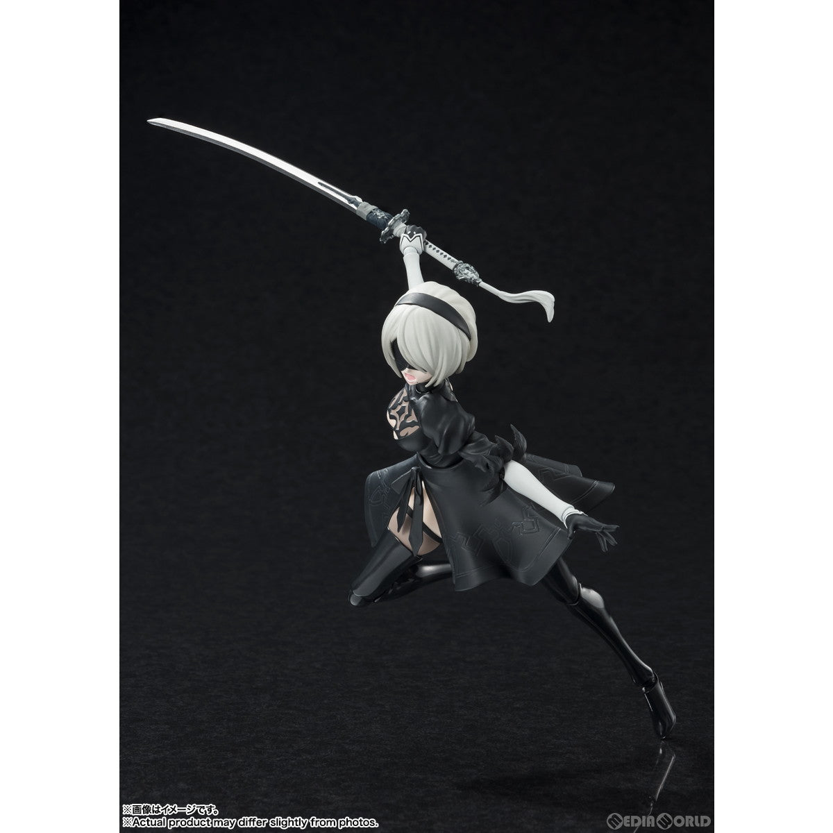 【中古即納】[FIG] S.H.Figuarts(フィギュアーツ) 2B NieR:Automata(ニーア オートマタ) 完成品 可動フィギュア バンダイスピリッツ(20240120)
