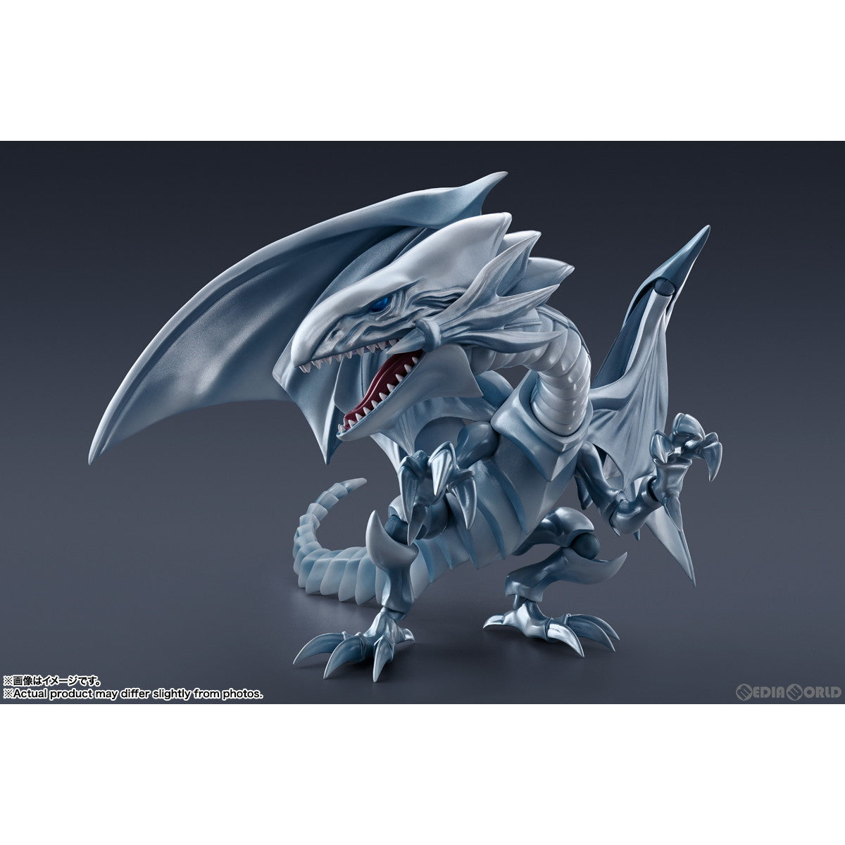 【新品即納】[FIG] S.H.MonsterArts(モンスターアーツ) 青眼の白龍(ブルーアイズ・ホワイト・ドラゴン) 遊☆戯☆王デュエルモンスターズ 完成品 可動フィギュア バンダイスピリッツ(20231229)