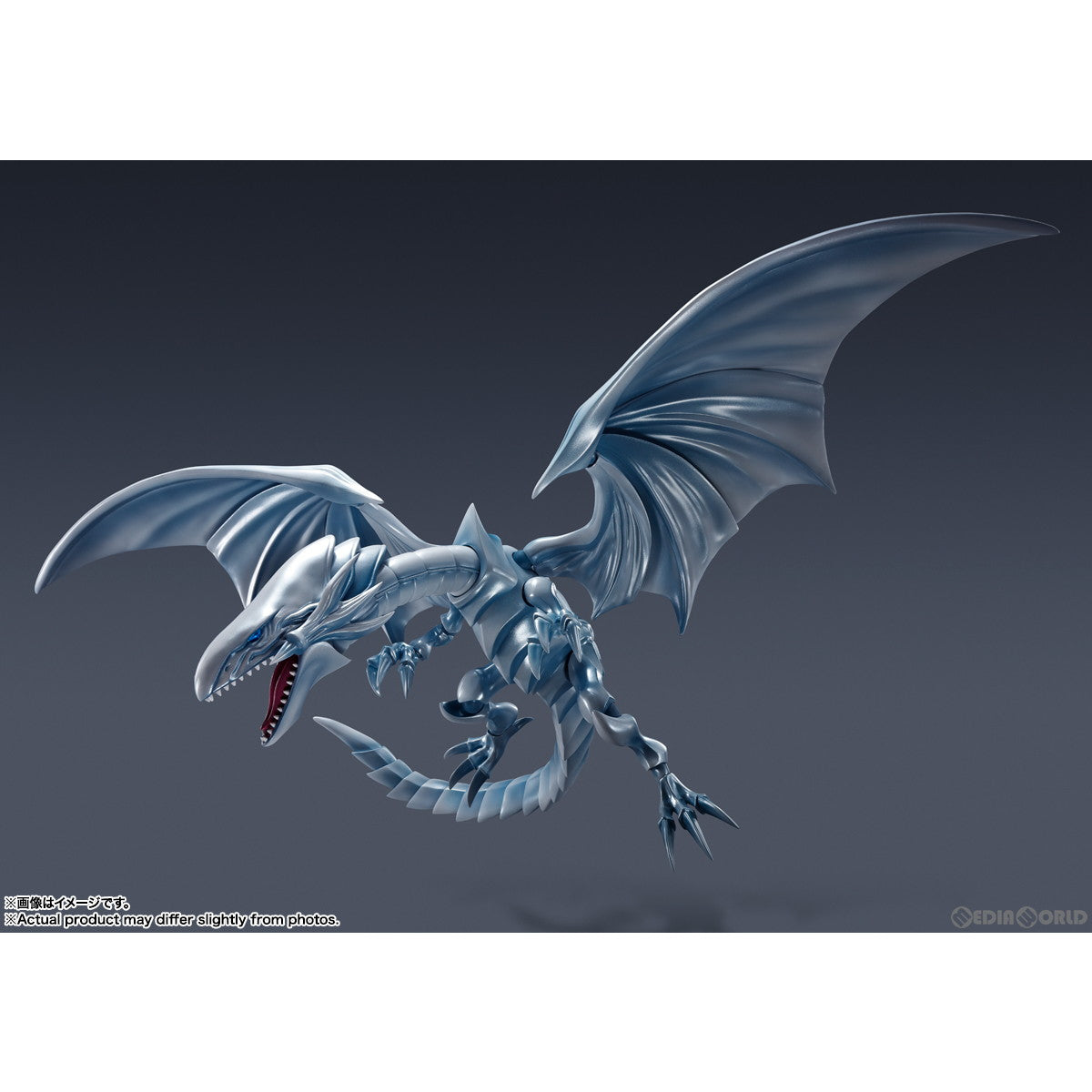 【新品即納】[FIG] S.H.MonsterArts(モンスターアーツ) 青眼の白龍(ブルーアイズ・ホワイト・ドラゴン) 遊☆戯☆王デュエルモンスターズ 完成品 可動フィギュア バンダイスピリッツ(20231229)