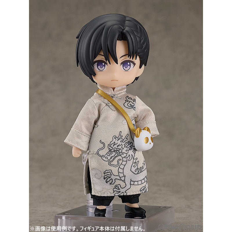 【新品即納】[FIG] ねんどろいどどーる おようふくせっと チャイナ服 ロング丈(ドラゴン) フィギュア用アクセサリ グッドスマイルカンパニー(20240208)