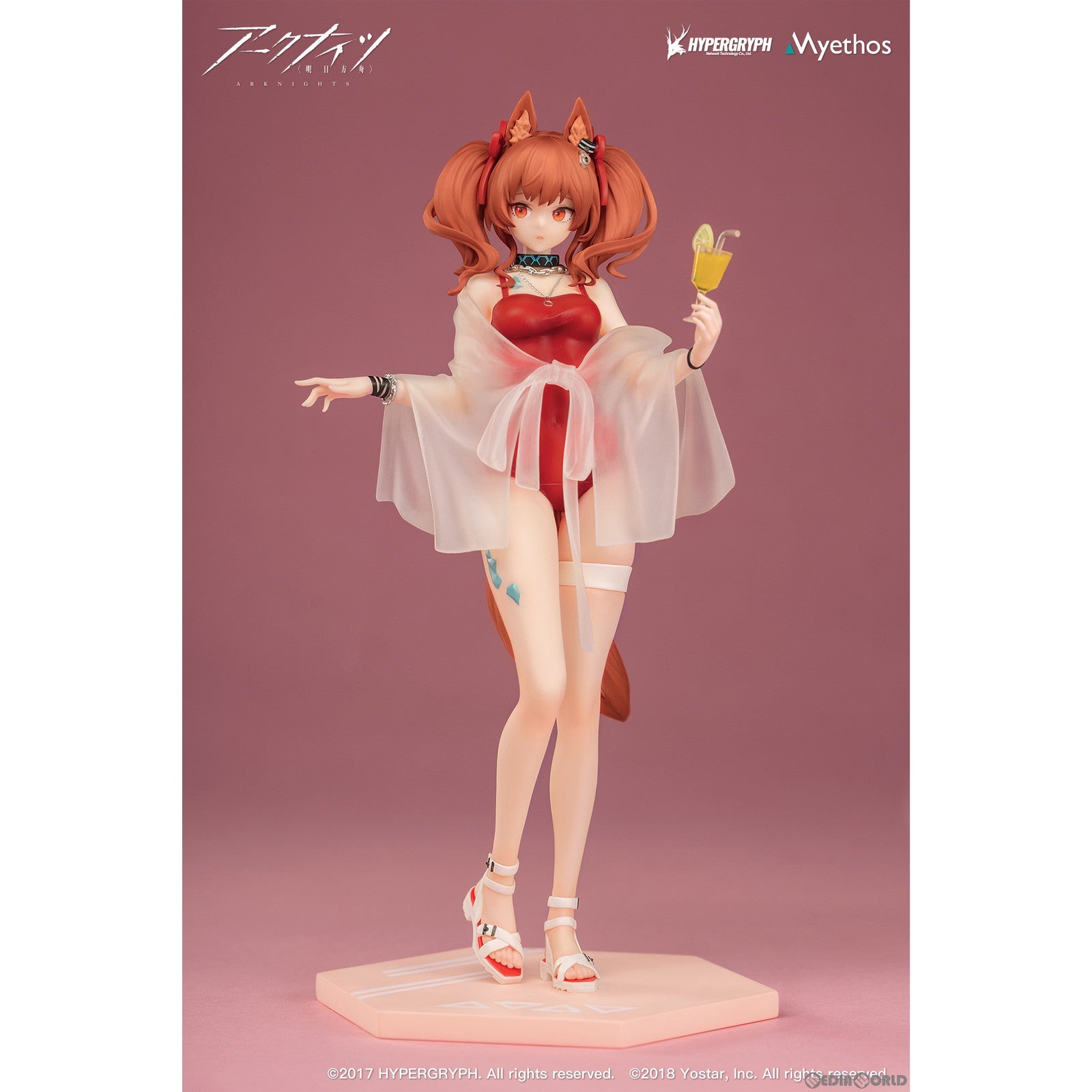 【新品即納】[FIG] アンジェリーナ Summer Time Ver. アークナイツ 1/10 完成品 フィギュア Myethos(ミートス) (20240516)
