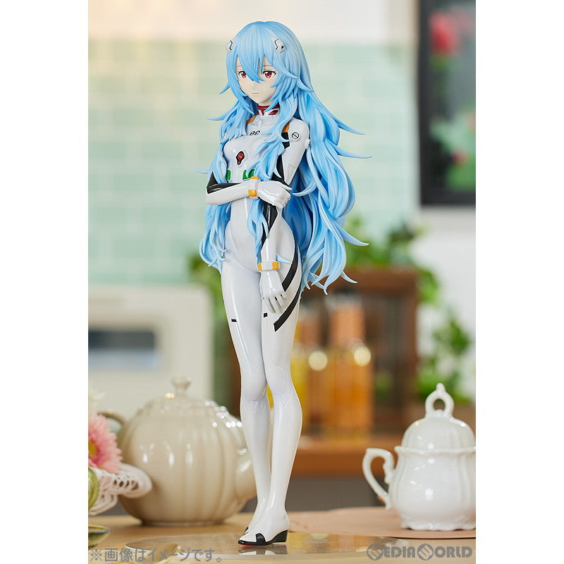 【中古即納】[FIG] POP UP PARADE(ポップアップパレード) 綾波レイ ロングヘアVer. XL size ヱヴァンゲリヲン新劇場版 完成品 フィギュア グッドスマイルカンパニー(20240125)