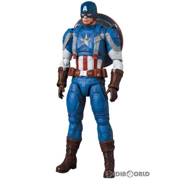 【中古即納】[FIG] マフェックス No.220 MAFEX CAPTAIN AMERICA(Classic Suit)(キャプテン・アメリカ クラシックスーツ) キャプテン・アメリカ/ウィンター・ソルジャー 完成品 可動フィギュア メディコム・トイ(20240831)