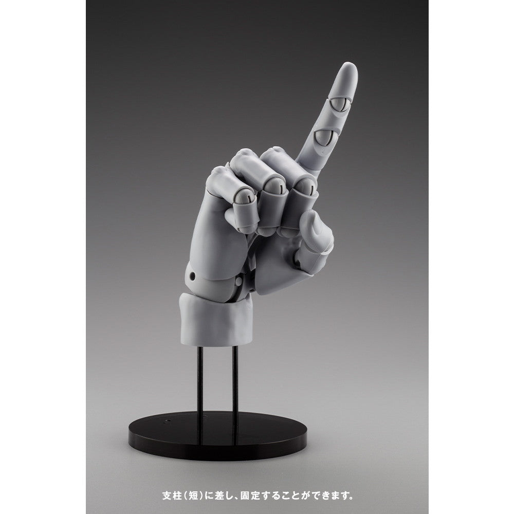 【中古即納】[FIG] (再々販) ARTIST SUPPORT ITEM ハンドモデル/R -GRAY- 1/1 完成品 可動フィギュア(AT005) コトブキヤ(2026年5月)
