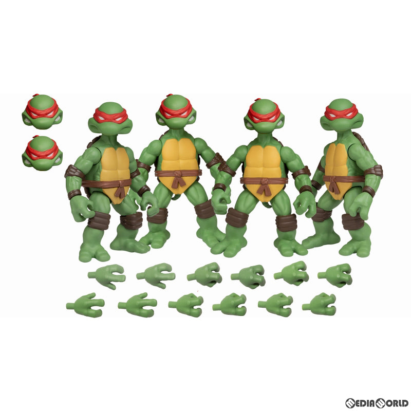 【新品即納】[FIG] 5ポイント プラス タートルズ アクションフィギュア セット TMNT ティーンエイジ・ミュータント・ニンジャ・タートルズ メズコトイズ(20240430)