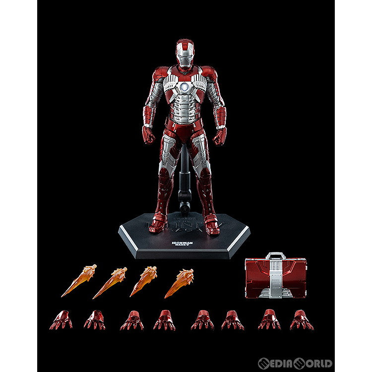 【新品即納】[FIG] DLX Iron Man Mark 5(DLX アイアンマン・マーク5) Marvel Studios: The Infinity Saga(マーベル・スタジオ: インフィニティ・サーガ) 1/12 完成品 可動フィギュア threezero(スリーゼロ) /グッドスマイルカンパニー(20240810)