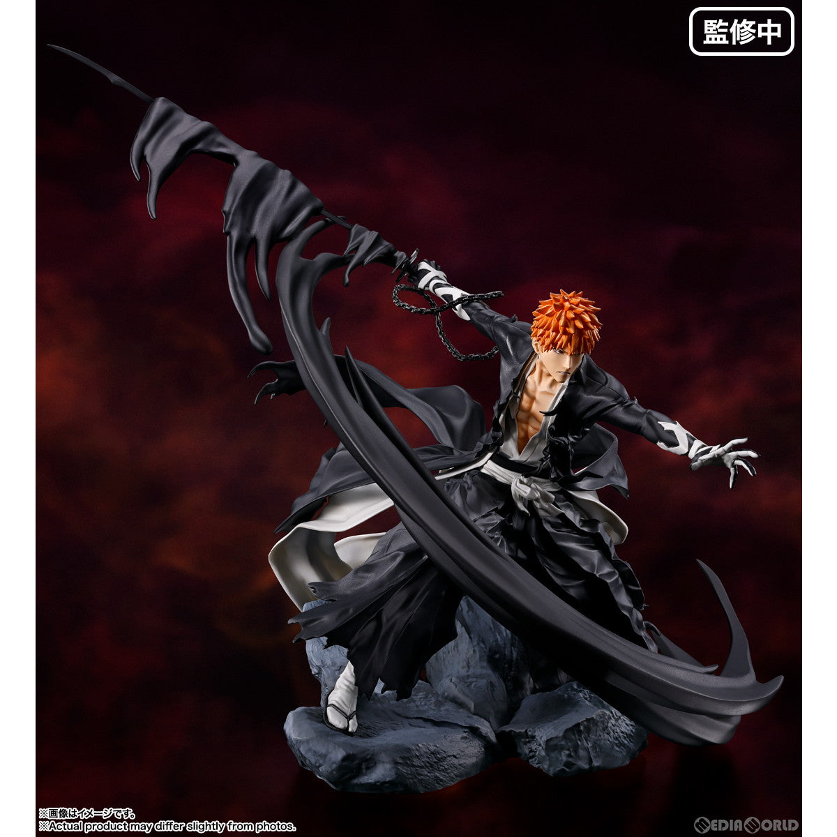 【新品即納】[FIG] フィギュアーツZERO 黒崎一護-千年血戦篇-(くろさきいちご) BLEACH(ブリーチ) 千年血戦篇 完成品 フィギュア バンダイスピリッツ(20240223)
