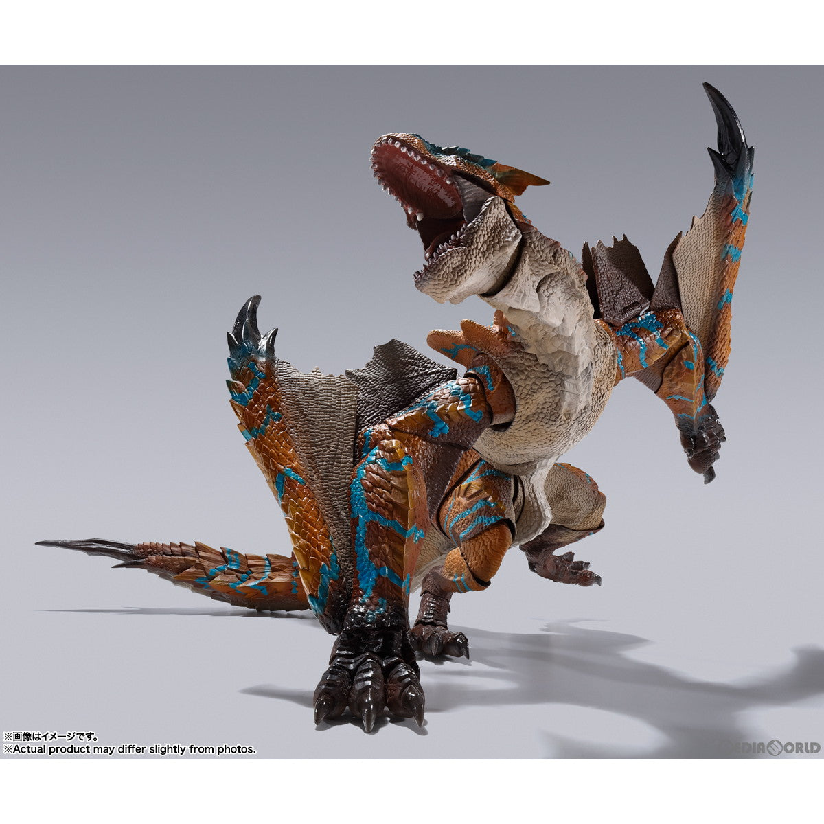 【新品即納】[FIG] S.H.MonsterArts(モンスターアーツ) ティガレックス モンスターハンターライズ 完成品 可動フィギュア バンダイスピリッツ(20240126)