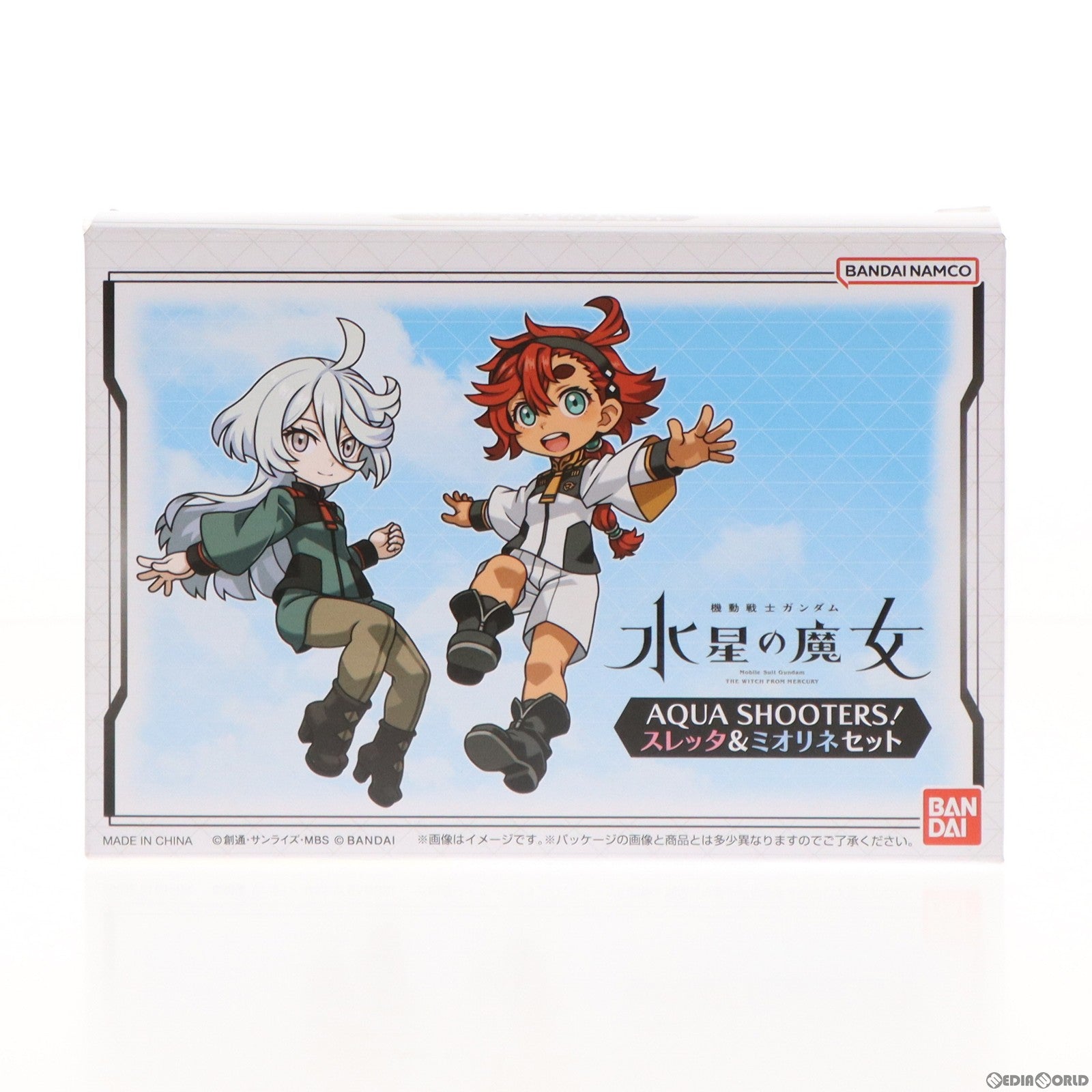 【中古即納】[FIG] AQUA SHOOTERS!(アクアシューターズ) スレッタ&ミオリネセット 機動戦士ガンダム 水星の魔女 完成品 可動フィギュア バンダイ(20230526)