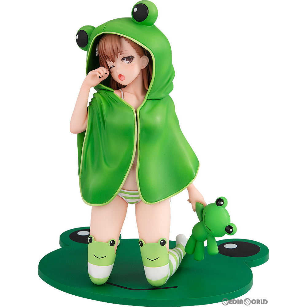 【新品即納】[FIG] 御坂美琴(みさかみこと) フード☆るっく ゲコ太ver. とある科学の超電磁砲T 1/7 完成品 フィギュア KADOKAWA(カドカワ) /グッドスマイルカンパニー(20240229)