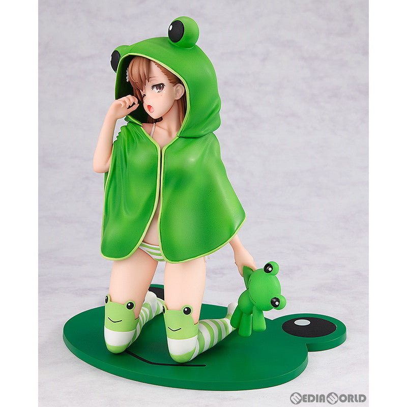 【新品即納】[FIG] 御坂美琴(みさかみこと) フード☆るっく ゲコ太ver. とある科学の超電磁砲T 1/7 完成品 フィギュア KADOKAWA(カドカワ) /グッドスマイルカンパニー(20240229)