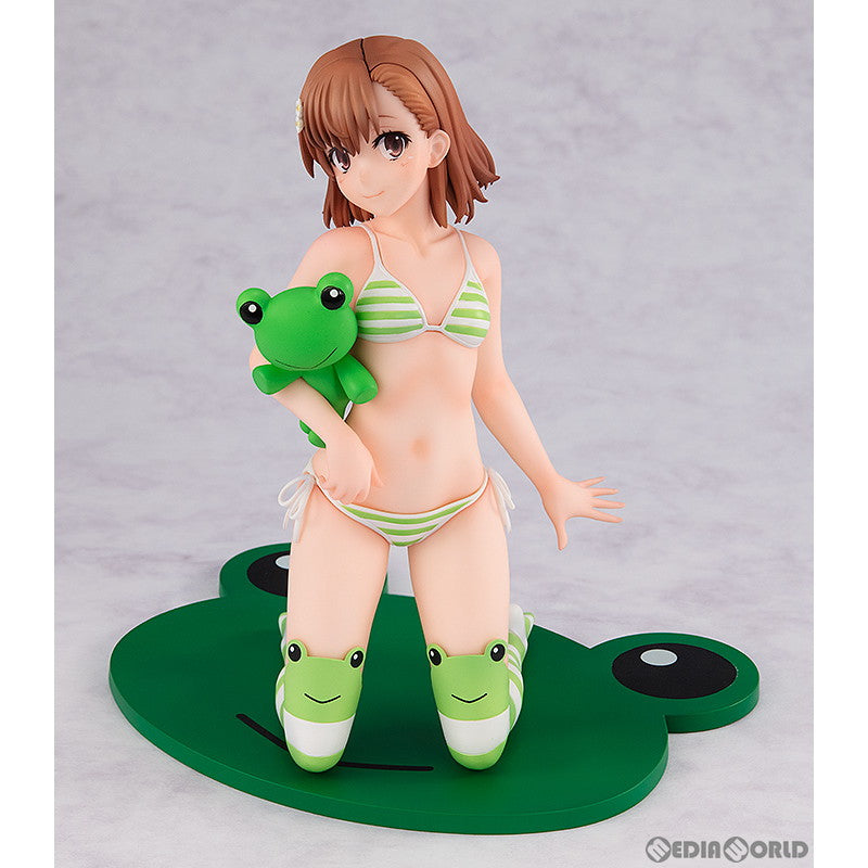 【新品即納】[FIG] 御坂美琴(みさかみこと) フード☆るっく ゲコ太ver. とある科学の超電磁砲T 1/7 完成品 フィギュア KADOKAWA(カドカワ) /グッドスマイルカンパニー(20240229)