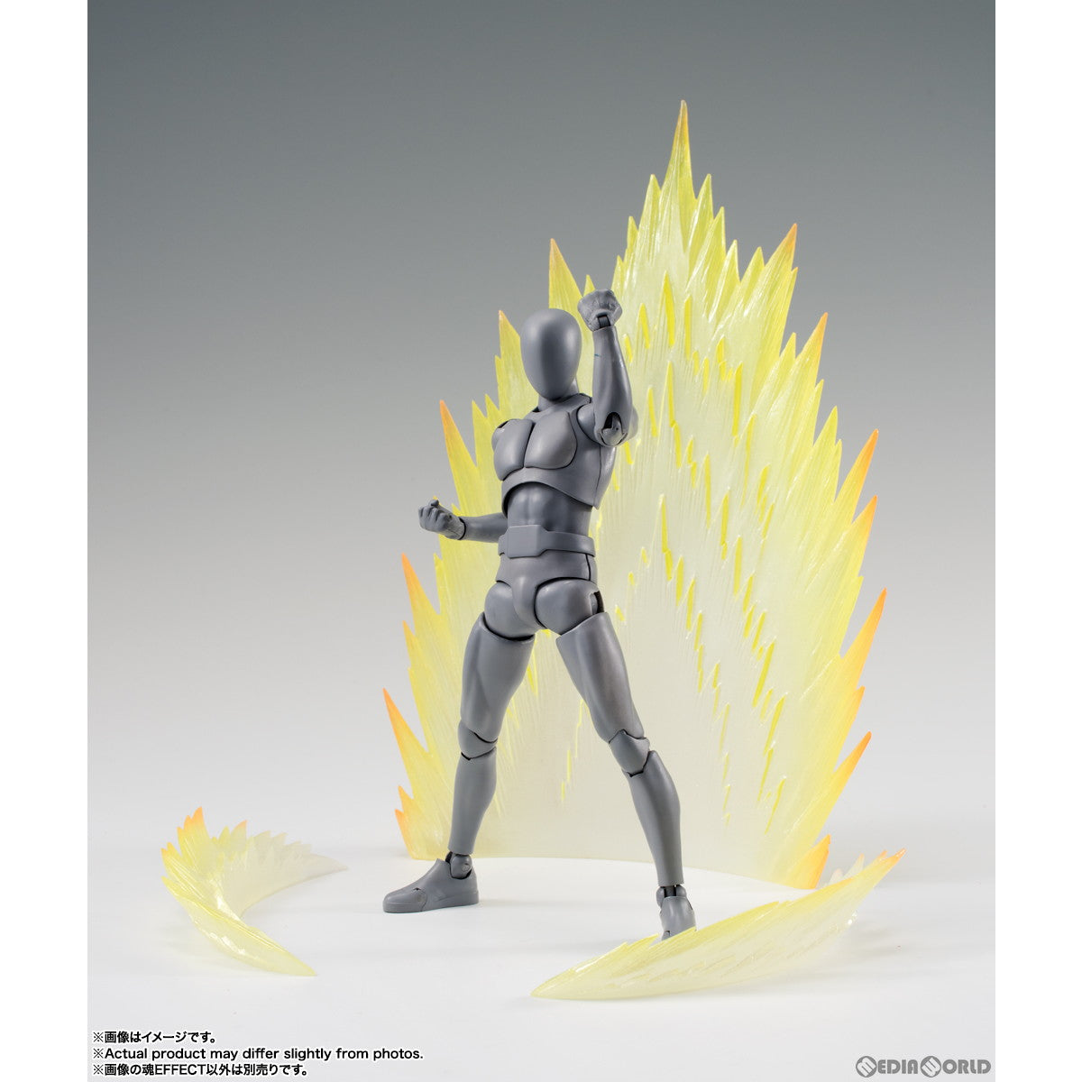 【新品即納】[FIG] 魂EFFECT(エフェクト) ENERGY AURA Yellow Ver. for S.H.Figuarts フィギュア用アクセサリ バンダイスピリッツ(20231117)