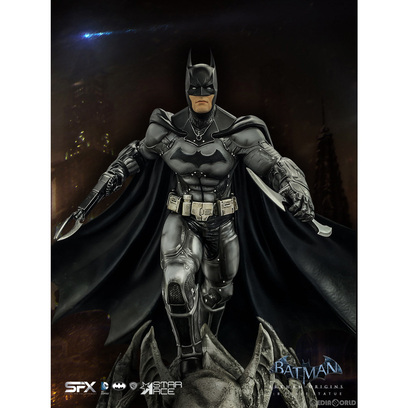 【新品即納】[FIG] 1/8スケール ポリレジンスタチュー バットマン アーカム・ビギンズ スタチュー 完成品 フィギュア シルバーフォックスコレクティブルズ/スターエーストイズ/エクスプラス(20240531)