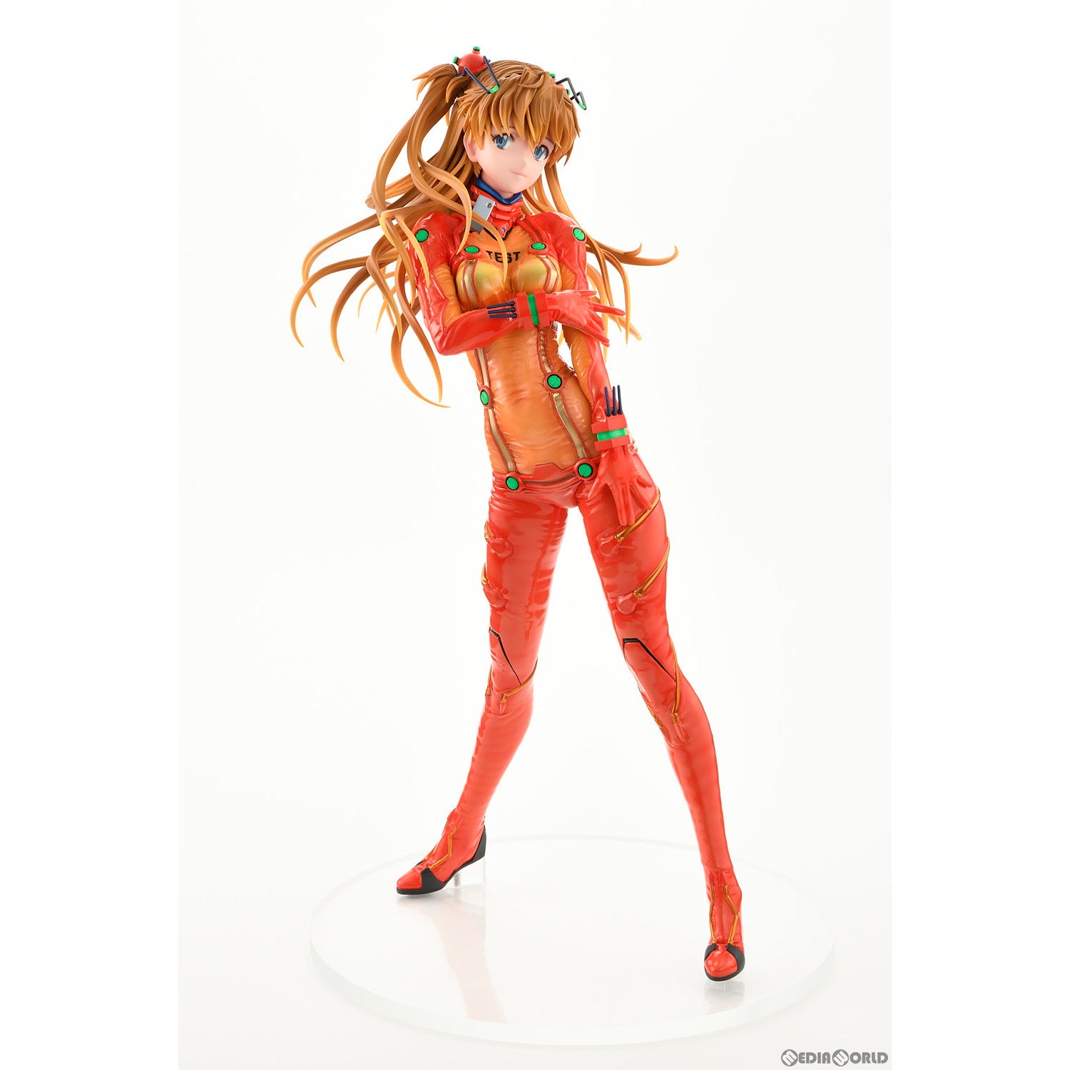 【新品即納】[FIG] 式波・アスカ・ラングレー テスト用プラグスーツ スマイルVer. ヱヴァンゲリヲン新劇場版:破 1/4 完成品 フィギュア(BF155) ベルファイン(20240229)