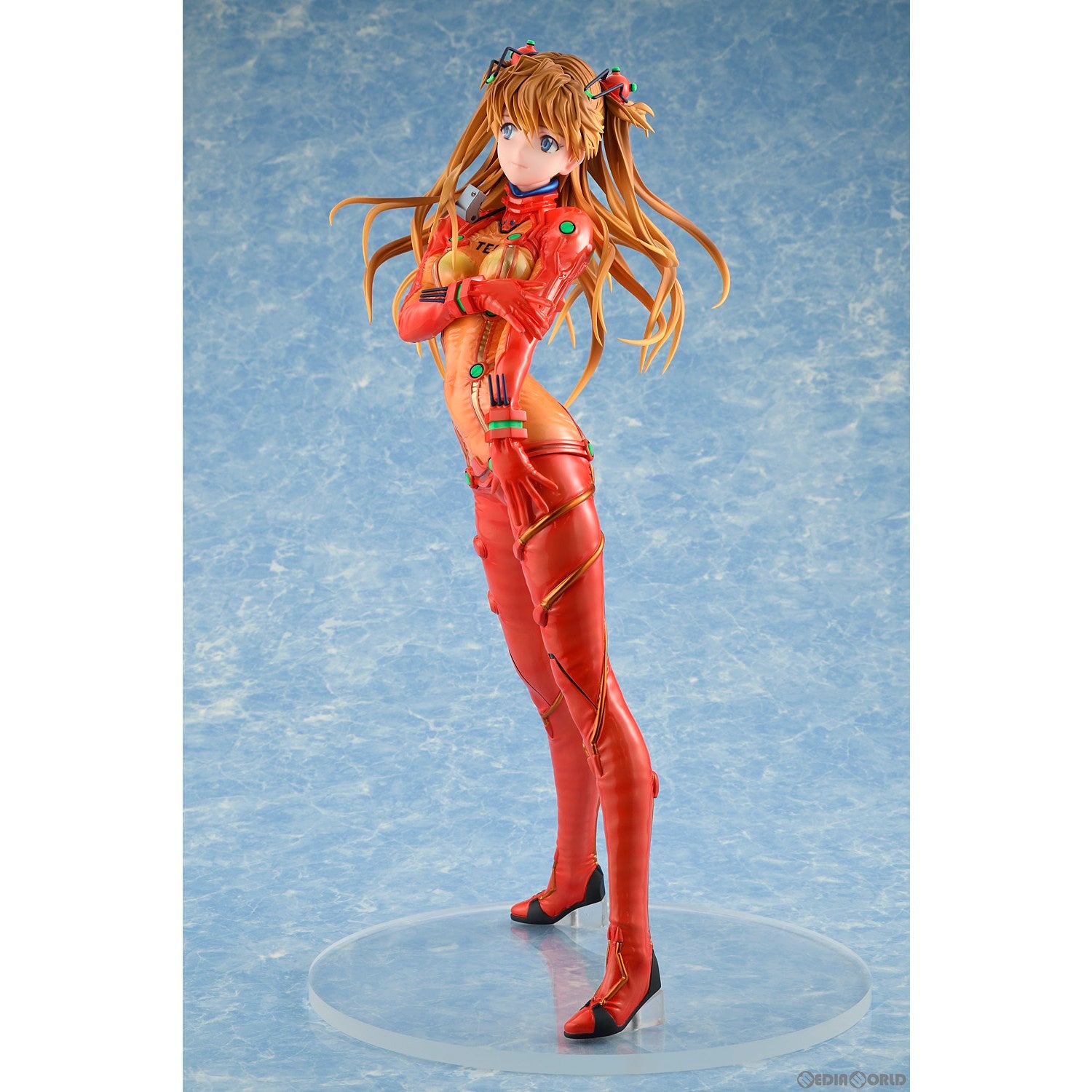 【新品即納】[FIG] 式波・アスカ・ラングレー テスト用プラグスーツ スマイルVer. ヱヴァンゲリヲン新劇場版:破 1/4 完成品 フィギュア(BF155) ベルファイン(20240229)