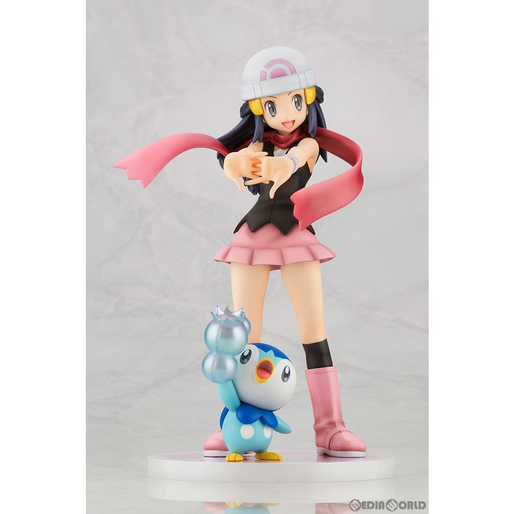 【中古即納】[FIG] (再販)ARTFX J ヒカリ with ポッチャマ ポケットモンスター ダイヤモンド・パール 1/8 完成品 フィギュア(PV198) コトブキヤ(20240519)