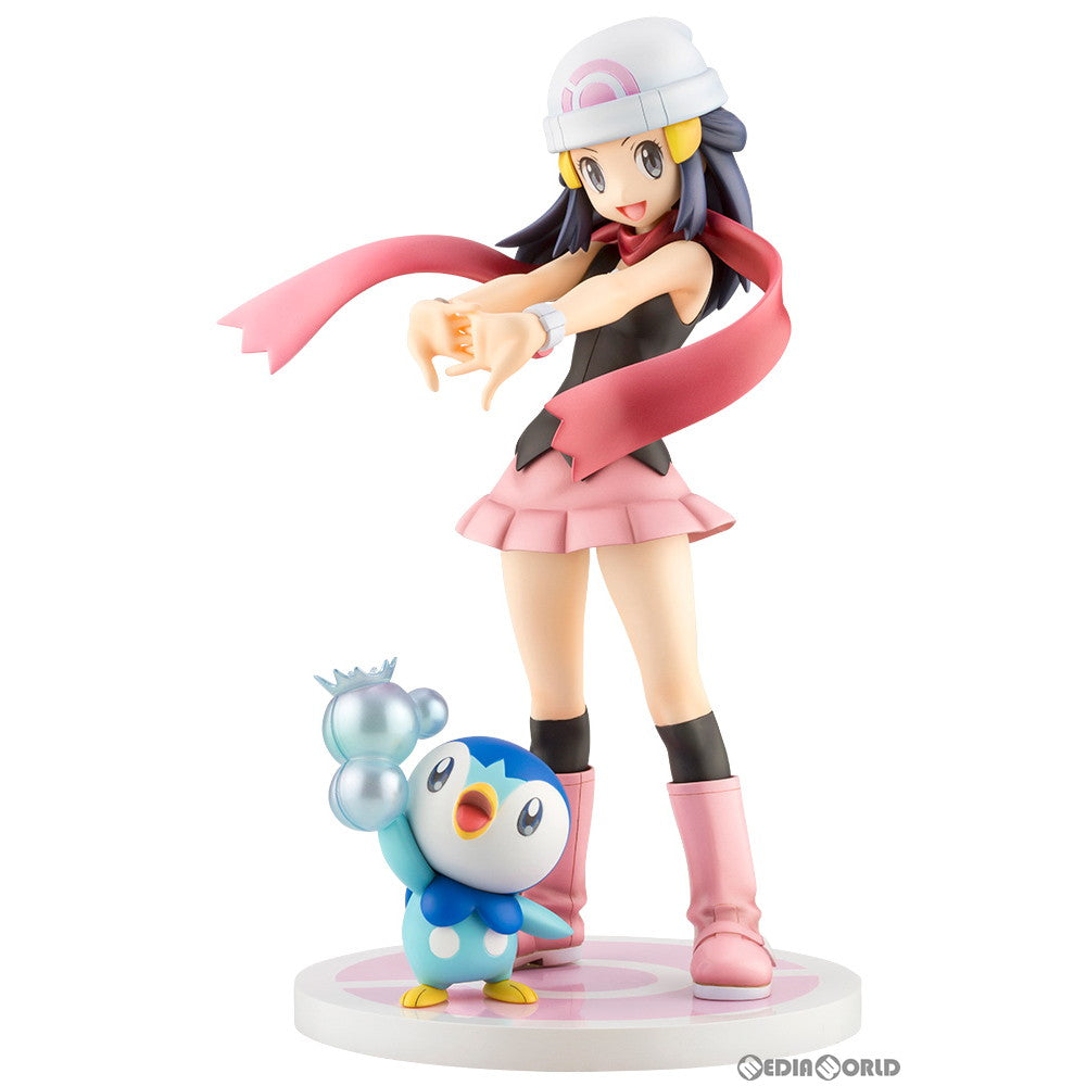 【中古即納】[FIG] (再販)ARTFX J ヒカリ with ポッチャマ ポケットモンスター ダイヤモンド・パール 1/8 完成品 フィギュア(PV198) コトブキヤ(20240519)