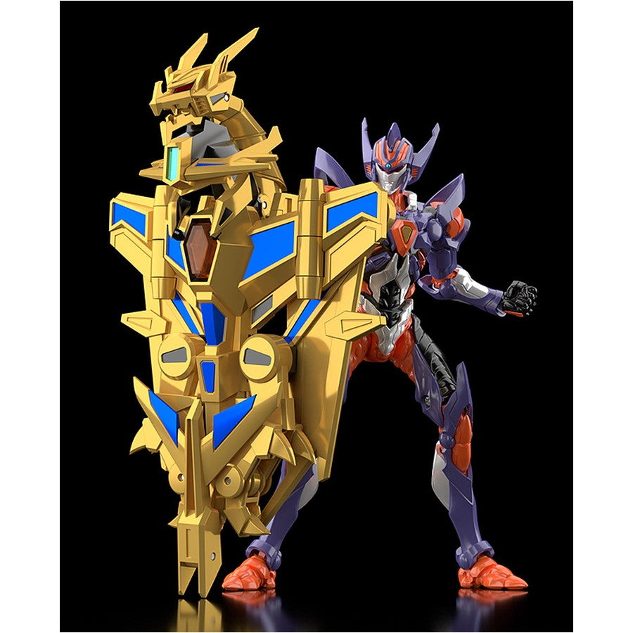 【中古即納】[FIG] (再販)GOODSMILE ONLINE SHOP限定 THE合体 グリッドナイト&ゴルドバーン 劇場版『グリッドマン ユニバース』 完成品 可動フィギュア グッドスマイルカンパニー(20210731)