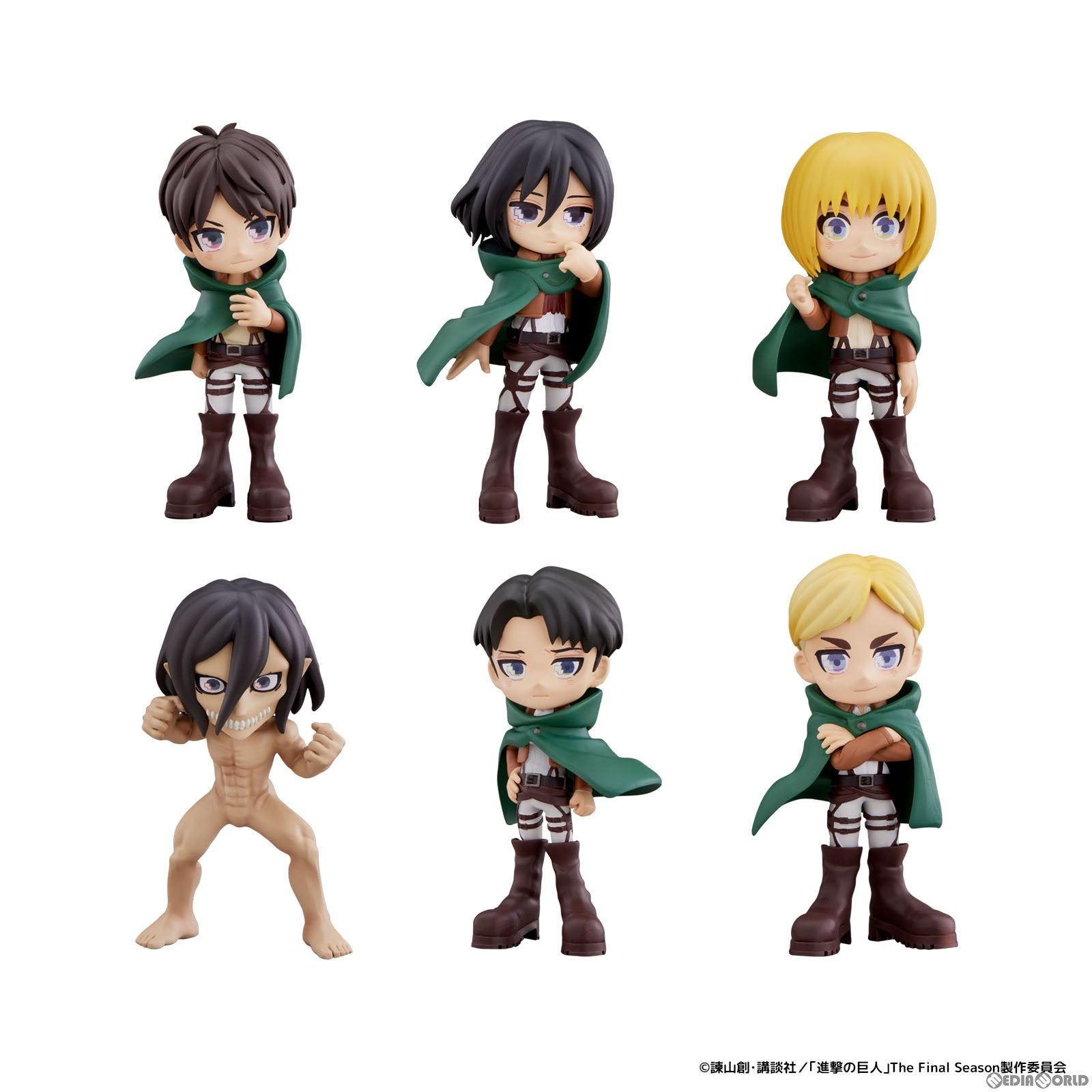 【新品即納】[BOX][FIG] PalVerse 進撃の巨人 トレーディングフィギュア(6個) ブシロードクリエイティブ(20240126)