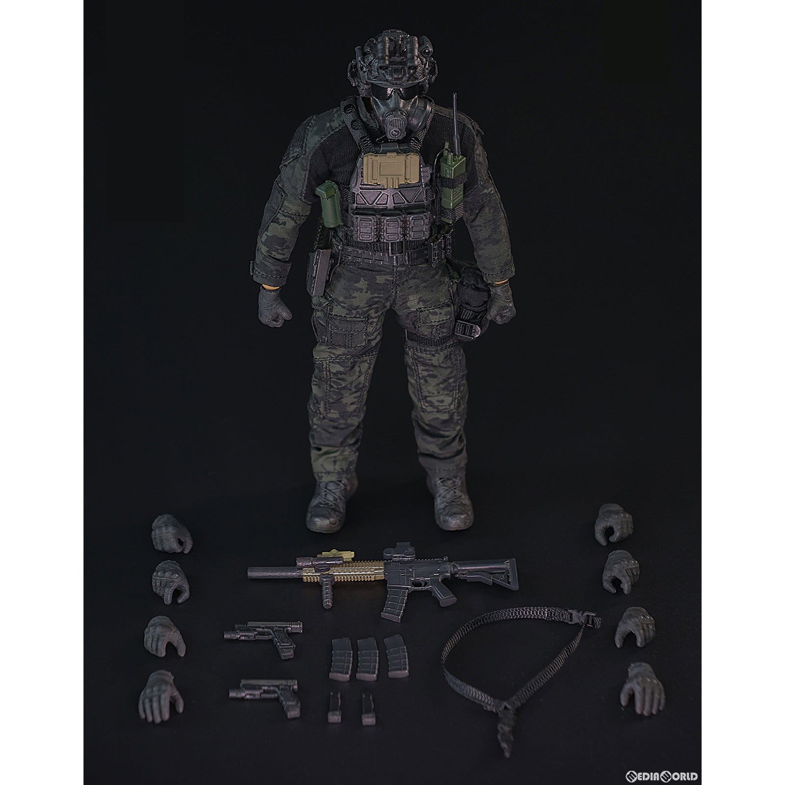 【新品即納】[FIG] SALVOシリーズ A01 BLACK OPS アンノウンオペレーター 1/12 完成品 可動フィギュア HASUKI(ハスキ) (20240930)