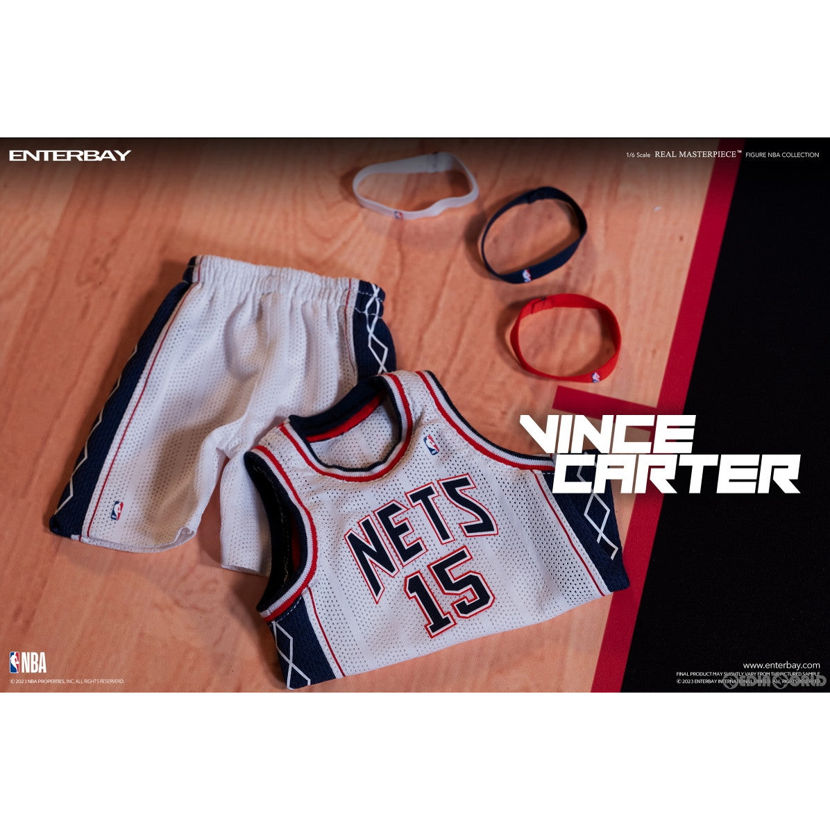 【新品即納】[FIG] リアルマスターピース NBAコレクション ヴィンス・カーター 1/6 コレクティブル フィギュア スペシャルエディション 完成品 可動フィギュア エンターベイ(20240331)