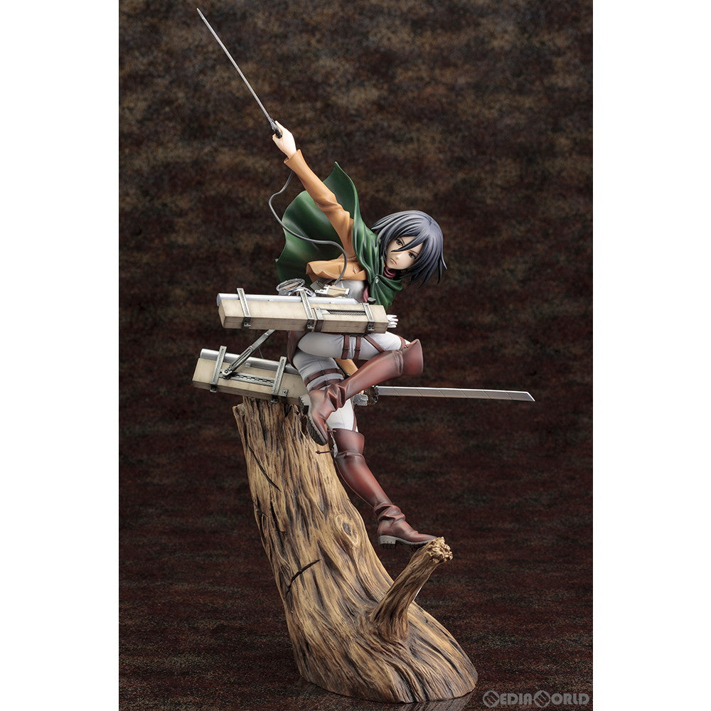 【中古即納】[FIG] (再販)ARTFX J ミカサ・アッカーマン リニューアルパッケージver. 進撃の巨人 1/8 完成品 フィギュア(PV149) コトブキヤ(20240331)