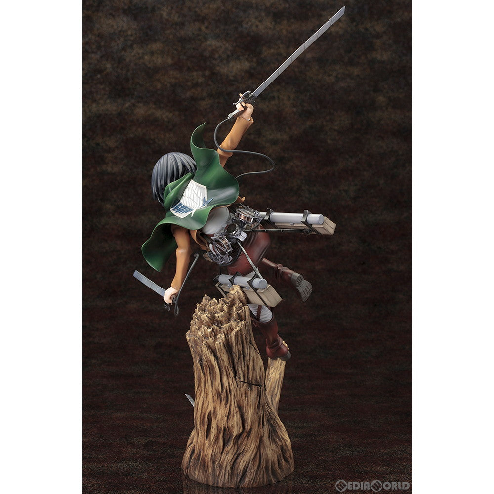 【中古即納】[FIG] (再販)ARTFX J ミカサ・アッカーマン リニューアルパッケージver. 進撃の巨人 1/8 完成品 フィギュア(PV149) コトブキヤ(20240331)