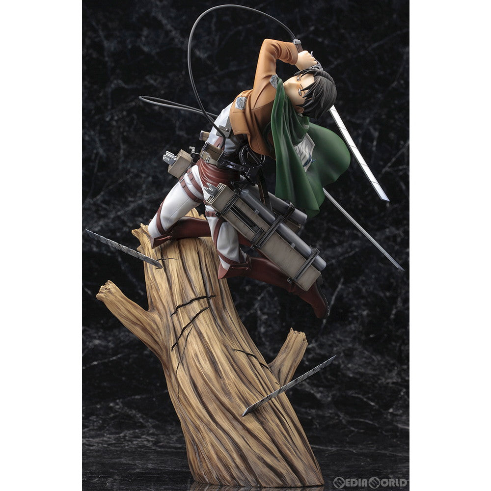 【新品即納】[FIG](再販)ARTFX J リヴァイ リニューアルパッケージver. 進撃の巨人 1/8 完成品 フィギュア(PV150) コトブキヤ(20240418)