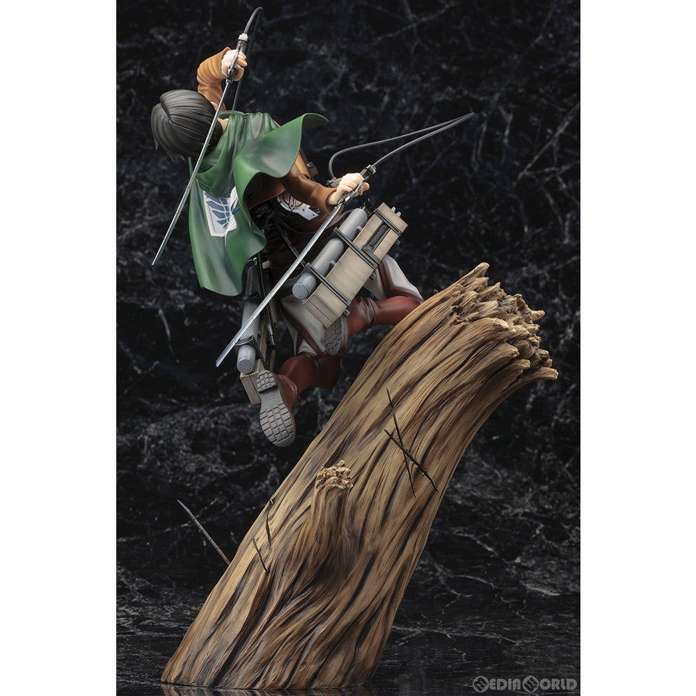 【中古即納】[FIG] (再販)ARTFX J リヴァイ リニューアルパッケージver. 進撃の巨人 1/8 完成品 フィギュア(PV150) コトブキヤ(20240418)