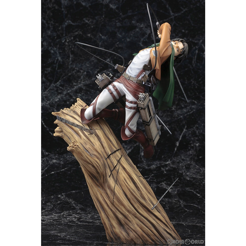 【中古即納】[FIG] (再販)ARTFX J リヴァイ リニューアルパッケージver. 進撃の巨人 1/8 完成品 フィギュア(PV150) コトブキヤ(20240418)