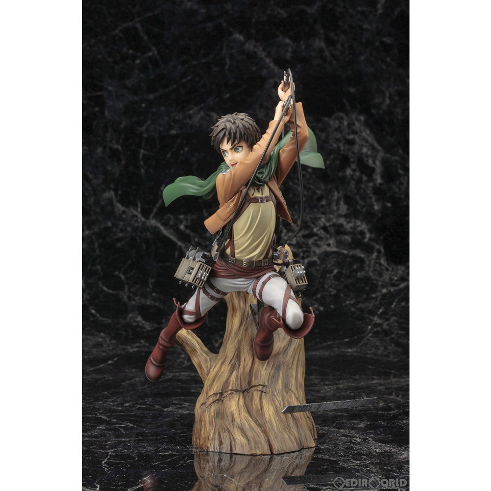 【中古即納】[FIG] (再販)ARTFX J エレン・イェーガー リニューアルパッケージver. 進撃の巨人 1/8 完成品 フィギュア(PV151) コトブキヤ(20240519)