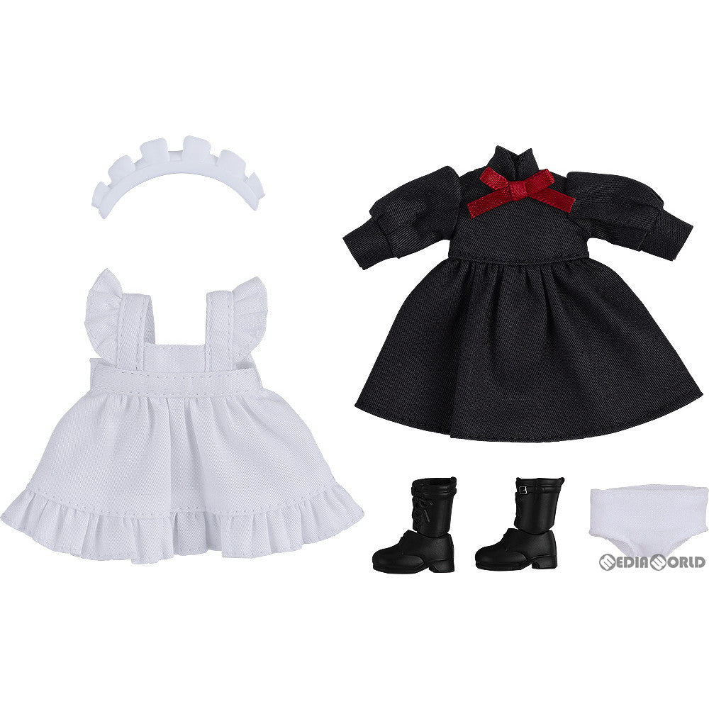 【新品即納】[FIG] ねんどろいどどーる おしごとコーデ:メイド服 ロング(ブラック) フィギュア用アクセサリ グッドスマイルカンパニー(20240316)