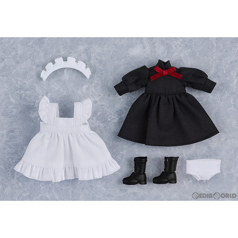 【新品即納】[FIG] ねんどろいどどーる おしごとコーデ:メイド服 ロング(ブラック) フィギュア用アクセサリ グッドスマイルカンパニー(20240316)