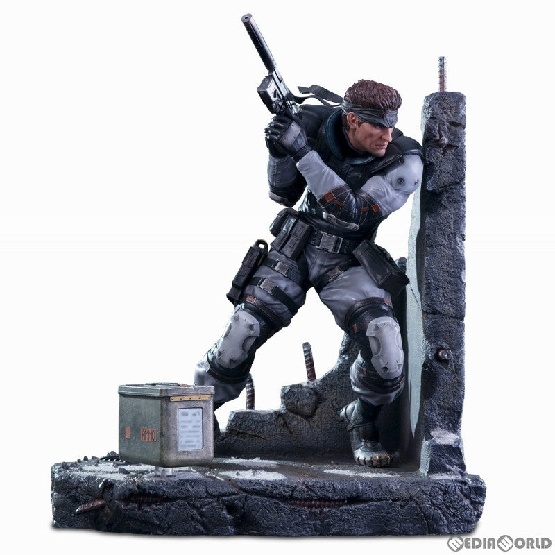 【新品即納】[FIG] (再販)ソリッド・スネーク スタチュー METAL GEAR SOLID(メタルギアソリッド) 完成品 フィギュア First 4 Figures(ファースト4フィギュア)(20241231)
