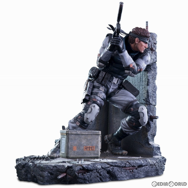 【新品即納】[FIG] (再販)ソリッド・スネーク スタチュー METAL GEAR SOLID(メタルギアソリッド) 完成品 フィギュア First 4 Figures(ファースト4フィギュア)(20241231)